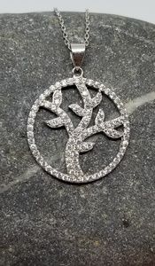 Sterling Silver *Tree of Life*  Botanical Necklace